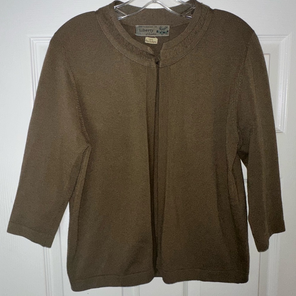 Liberty of London Classic Cashmere Sweater EXC Sz M